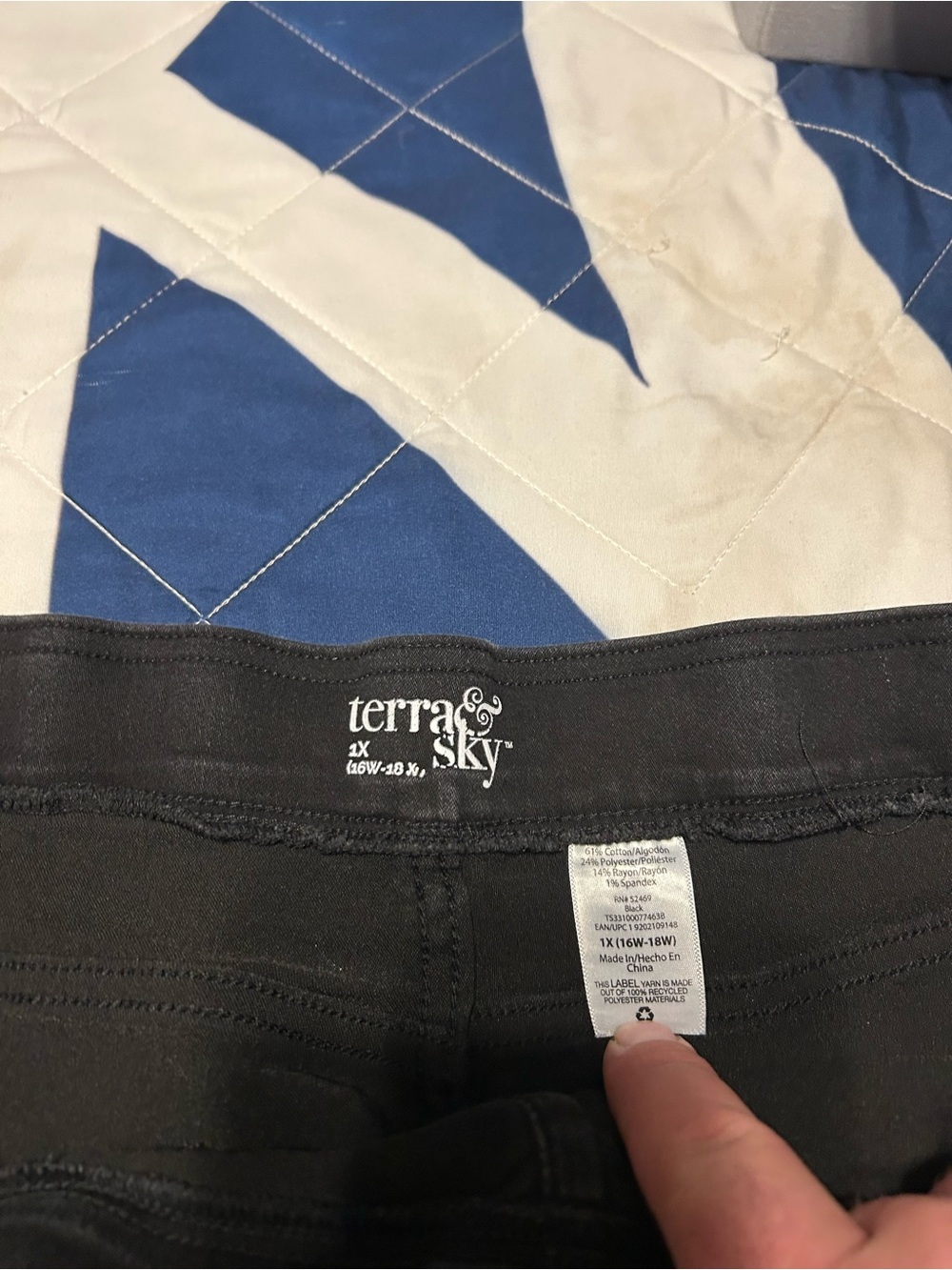 Women Terra & Sky Black Jeggings jeans